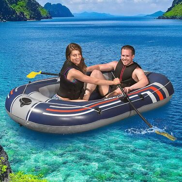 Надувний човен Bestway Hydro-Force Treck X1 для 2 осіб, 228x121x32 см, комплект