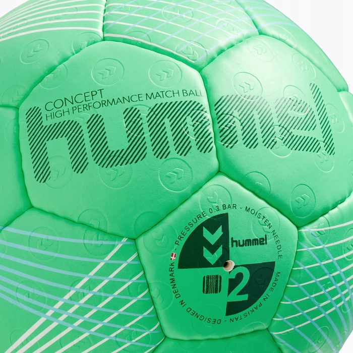 Гандбольний м'яч Hummel Concept HB, колір green/blue/white, розмір 2