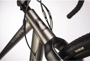 Чоловічий гравійний велосипед Airtracks 28 дюймів STERRATO 3.0 Bike 2 x 8 швидкісний Shimano Claris RD-R2000 8-швидкісний - висота рами 49 см, 52 см і 5 5см - Модель 2024 (55см (для зросту 175-188см))