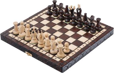 Шахи ROYAL Master of Chess, дерев'яні, ручної роботи, 35 см, з фігурами, великий шаховий набір для дітей і дорослих