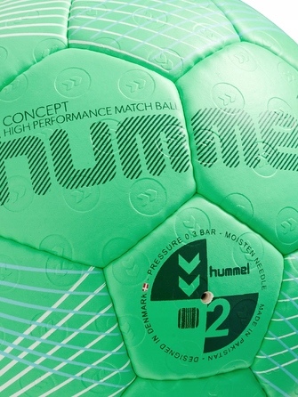 Гандбольний м'яч Hummel Concept HB, колір green/blue/white, розмір 2
