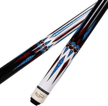 Професійний більярдний кий 58' 2-частинний з кейсом з твердого дерева (канадський клен) 19/20oz Pool Stick Set (20 oz, CGB-100)