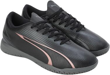 Дитячі футбольні бутси PUMA Ultra Play It Jr для гри в футбол (36 EU, Puma Black Copper Rose)
