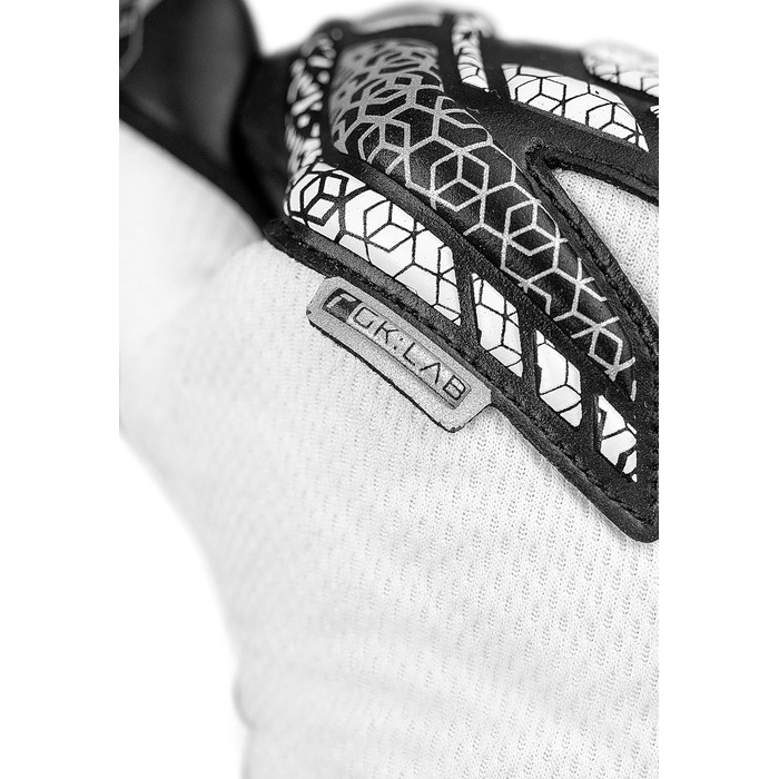 Воротарські рукавички Reusch Attrakt Gold NC 9 – біло-сріблясто-чорні (унісекс, дорослі)