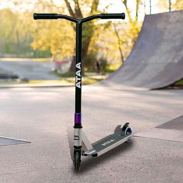 Трюковий самокат Freestyle Arkano для міста, 360° обертань, підлітків та дорослих, сріблястий