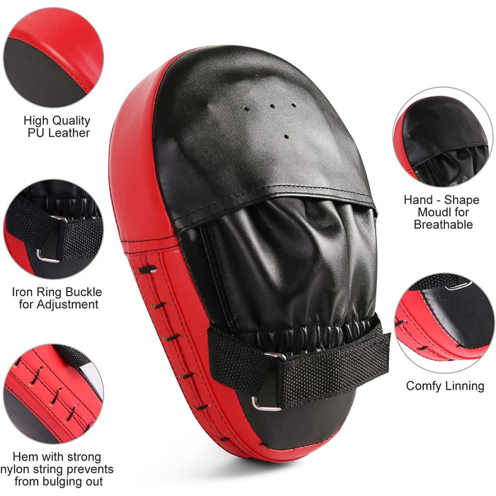 Набір рукавичок для боксу Odoland з PU наповнювачем, 6oz - для боксу, кікбоксингу, тайського боксу, тренувань