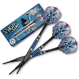 Дротики Viking Raven Soft Tip 18 г, 90% вольфраму, набір для дартсу з пластиковим наконечником, преміум-якість, з хвостовиками та оперенням, для точної гри
