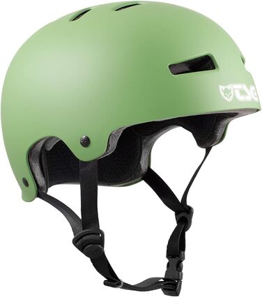 Шолом TSG Evolution для скейтборду, роликів, самоката, BMX, MTB, електровелосипеда, зелений, L/XL (57-59 см)
