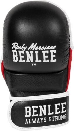 Боксерські рукавички BENLEE Striker L-XL з натуральної шкіри для MMA, чорні