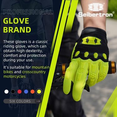 Рукавички велосипедні Seibertron Dirtclaw, гелеві, напівпальці, жовті, розмір XS (юніорські) для мотоцикла, BMX, MTB, спорту