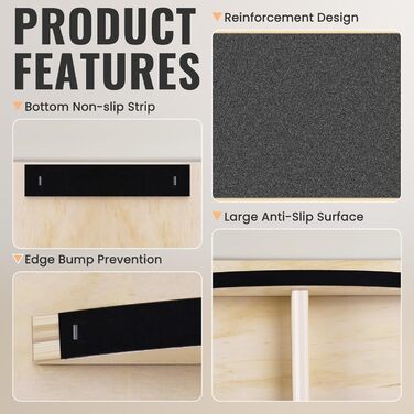 Дошка для балансу Blnce Bord - спортивна, професійна, для дорослих