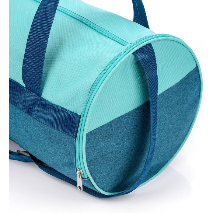 Спортивна сумка Meteor 25L для дітей та дорослих: пляжна, для тренувань, подорожей, школи (блакитний/м'ятний)
