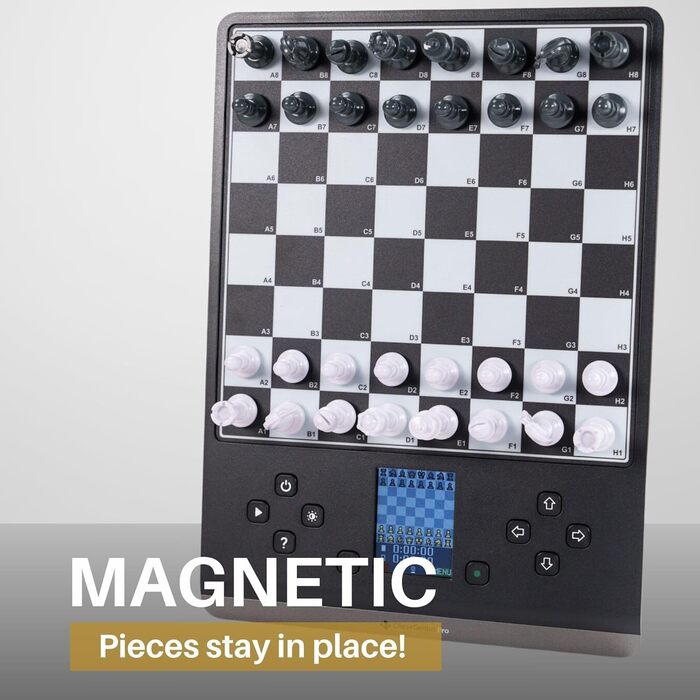 Шаховий комп'ютер MILLENNIUM ChessGenius Pro 2024 M815 — ідеальний електронний шаховий комп'ютер для любителів і професіоналів, з оновленим процесором, функцією навчання та зручним управлінням
