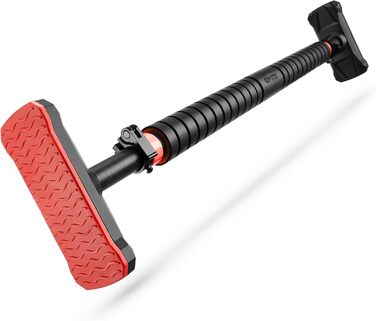 Климмувальна стійка Gymtek для дверного прорізу 70-100 см - для дому, фітнесу, силових тренувань (червона)