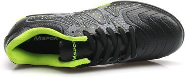 Дитячі футбольні бутси Msport для хлопчиків, чорного кольору, розмір 40 EU, антиковзаюча підошва, дихаючі