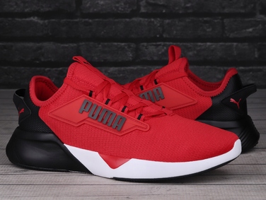 Чоловічі спортивні кросівки Puma Retaliate 2, червоні, легкі, розір 44,5