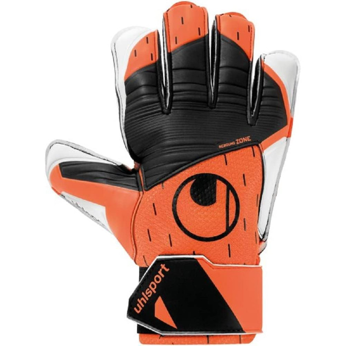 Воротарські рукавички Uhlsport Resist для дорослих, унісекс, розмір 7, флуоресцентний оранжевий/білий/чорний