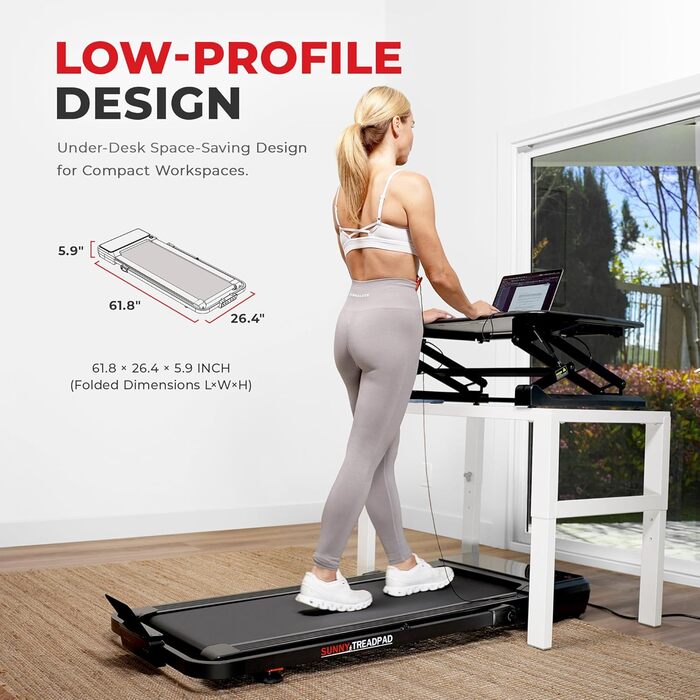 Бігова доріжка Sunny Health & Fitness SF-T722076 з автоматичним нахилом