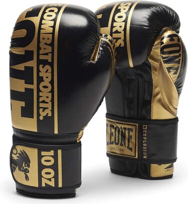 Боксерські рукавички Leone 1947 Nexplosion 10 oz (280 г) чорні