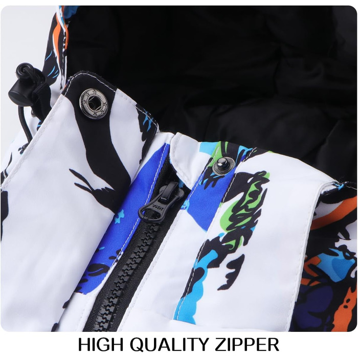 Дитячий зимовий костюм для сноуборду та лиж, водонепроникний, для хлопчиків та дівчаток (блакитний, 10-11 років)