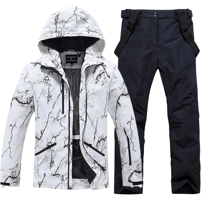 Сніговий костюм чоловічий HOUZONIY (XL, 009WT+Чорний) - комплект 2 шт.