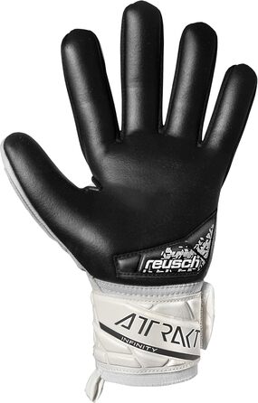 Воротарські рукавички Reusch Attrakt Infinity NC, унісекс, розмір 9, біло-чорні