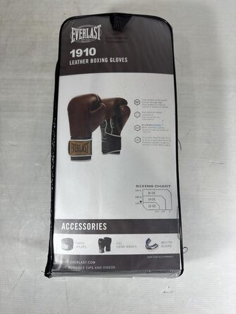 Боксерські рукавички Everlast 1910 Classic, унісекс, 12oz, коричневі, для тренувань
