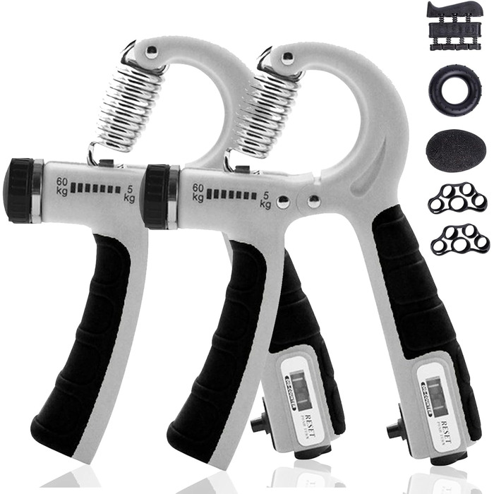 Набір для тренування рук та пальців (2 шт.), регульований, 5-60 кг, для спортсменів та відновлення