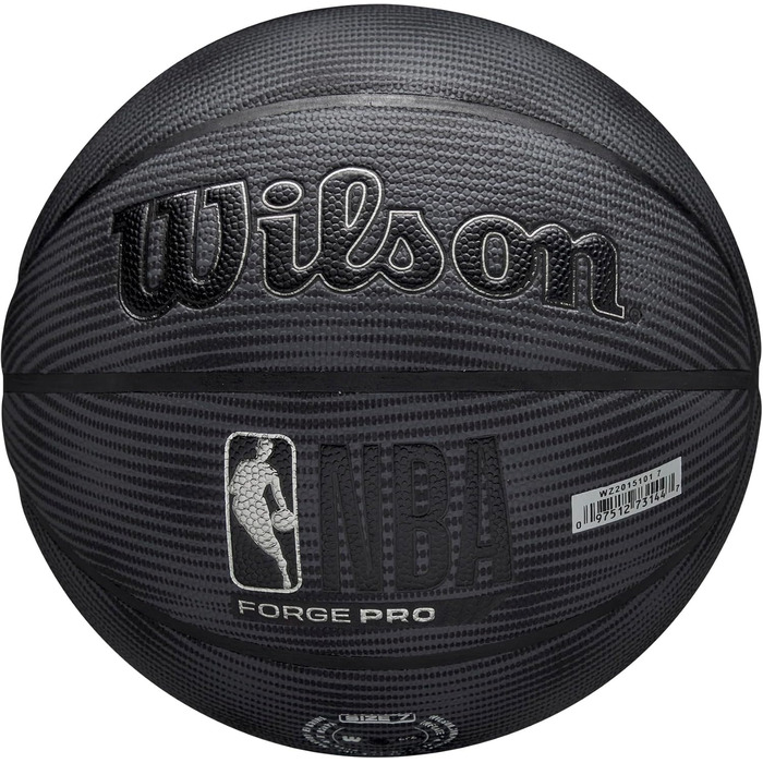 Баскетбольний м'яч Wilson NBA Forge Pro для залу та вулиці, розміри 6 і 7