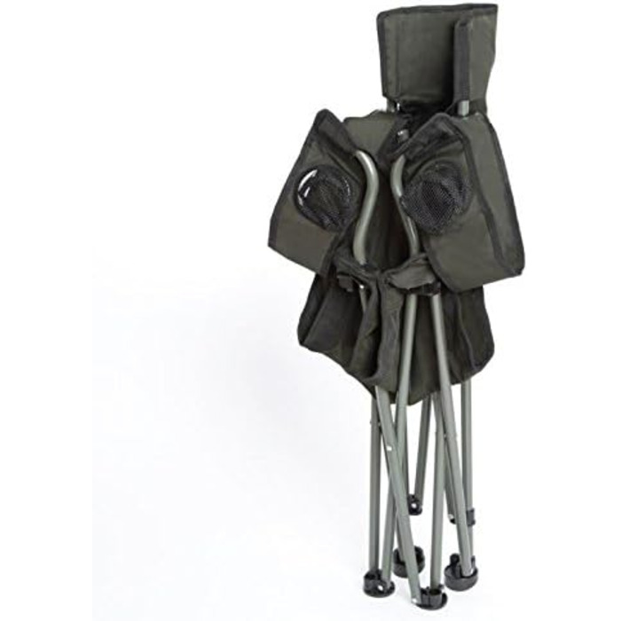 Складний стілець Mostal для риболовлі та відпочинку з підстаканником та підлокітниками, 160 кг