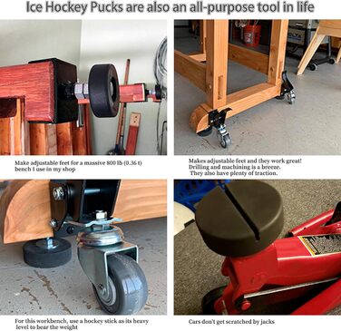 Набір шайб для хокею UNBEATABLE ENERGY (15 шт.) з тейпом, 7.6 см, 2.5 см, 170 г