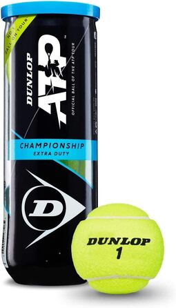 Тенісні м'ячі Dunlop ATP Championship V21, 12 шт. у банці