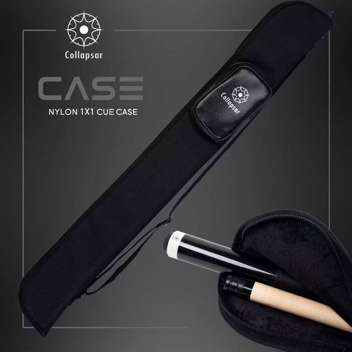 Набір для більярду Collapsar: 2 киї, 147.3 см, 19 ounce (чорний)