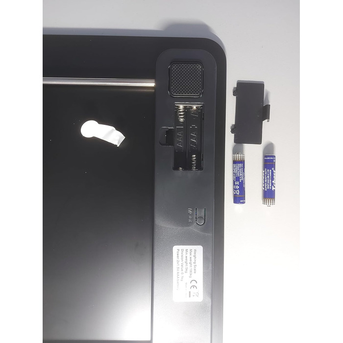 Vortex BL319 високоточна цифрова вага з DMS-сенсором, 6 мм загартоване скло, до 180 кг, конвертація кг/фунт/стоун, LED-дисплей, Step-On, автоматичне вимкнення