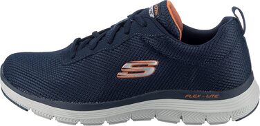 Чоловічі кросівки Skechers Flex Advantage 4.0 темно-сині (Navy) з сітки та PU, розмір 44 EU