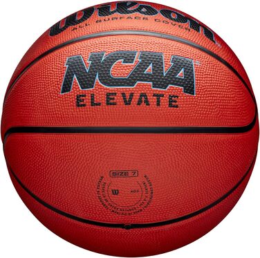 Баскетбольний м'яч Wilson NCAA Elevate VTX №7, помаранчевий, для дорослих, універсальний