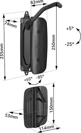 Кріплення для велосипеда на стіну monTEK - 4 шт. для гаража, економія місця, стабільне кріплення