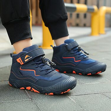 Дитячі черевики для хадування Kinder Barfußschuhe K005 темно-синього кольору, 27 EU