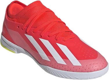 Дитячі футбольні бутси adidas X Crazyfast Messi.3 Indoor для залу, 36 2/3 EU, червоно-біло-жовті