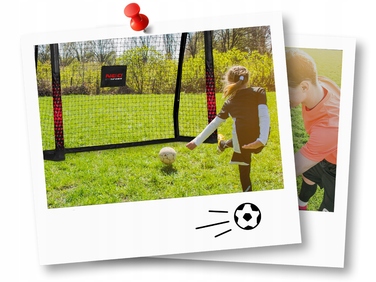 Портативні футбольні ворота Neo-sport, сталеві, складні, 180x120x60 см