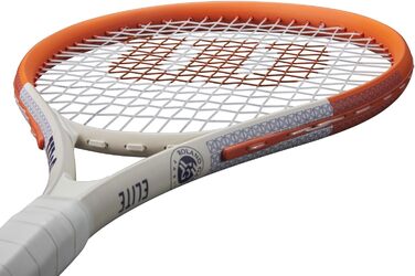 Тенісна ракетка Wilson Roland-Garros Elite для дорослих (4-1/4 дюйми) Marineblau / Weiß