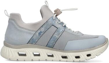 Кеди жіночі Rieker M6061 Slip-On, сині комбіновані, 39 EU - зручне взуття для повсякденного носіння