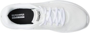 Кросівки Skechers Driven GO Run 7.0 ANGETRIEBEN жіночі, 39 EU, білий текстиль, чорна окантовка