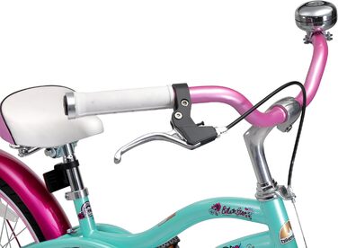 Дитяче велосипед BIKESTAR 20/24 дюйми для хлопчиків та дівчаток (від 6 років) | Велосипед крузер | Без ризику | Колір м'ятний
