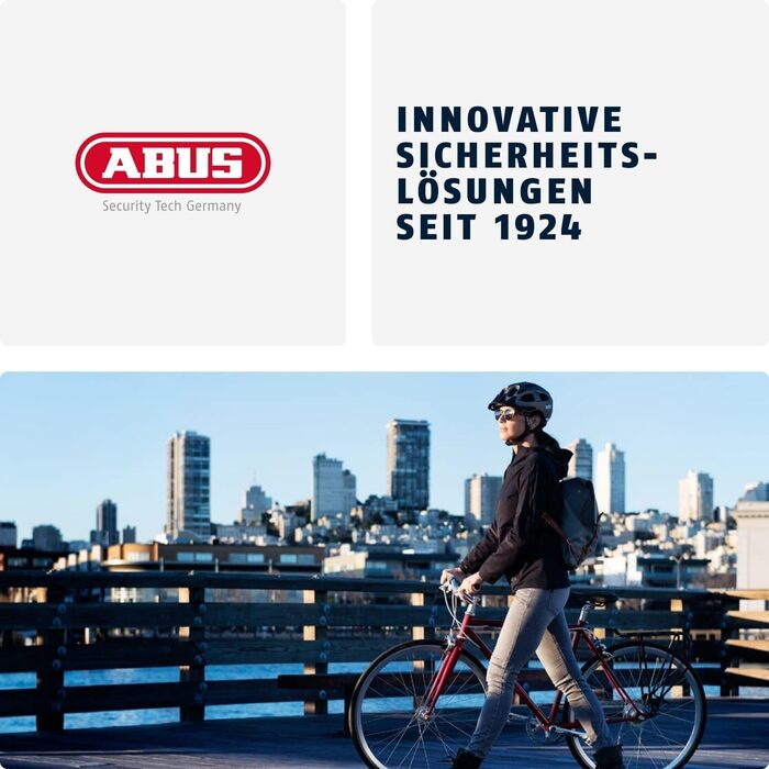 ABUS Stadthelm Pedelec 2.0 - велошолом для електровелосипеда з ліхтариком та водонепроникною накидкою - для міста, унісекс, білий (pearl white), червоний (blaze red) (S (51-55 см))