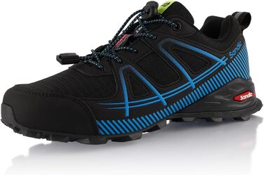 Трекінгові черевики для жінок та чоловіків, туристичні, для хайкінгу та трейлраннінгу, дихаючі, кольори: чорний, синій, блакитний, розмір 43 EU