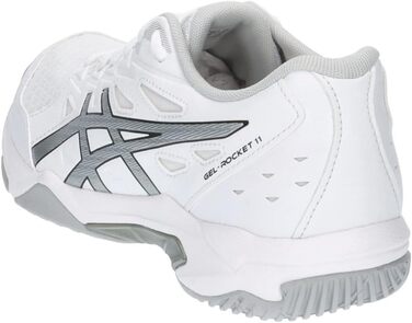 Кросівки жіночі ASICS Gel-Rocket 11, білий/сріблястий, 39.5 EU
