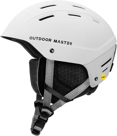 Шолом Outdooraster IPS Kelvin II для сноубордингу та катання на лижах (матова біла, S)