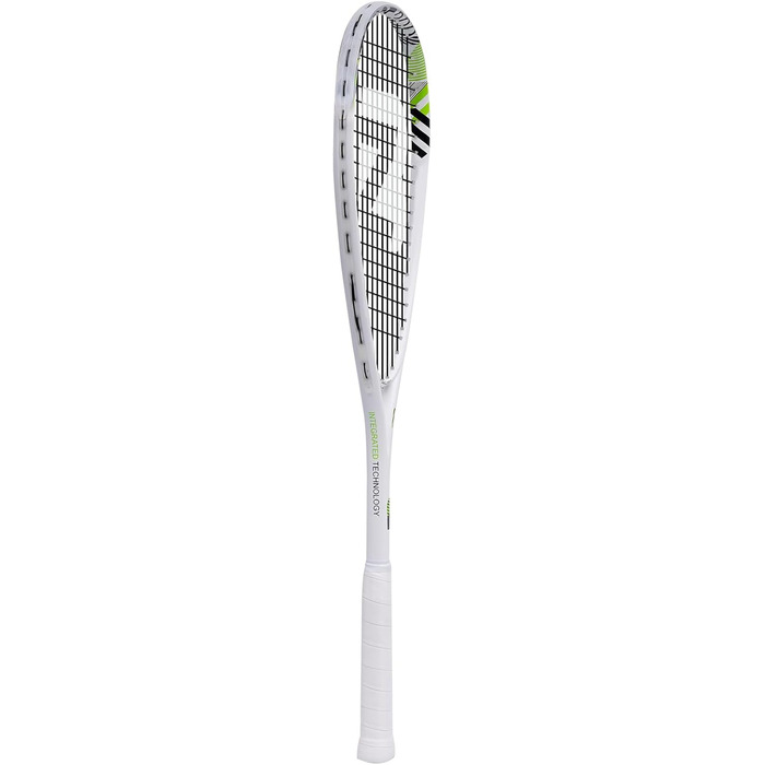 Сквош ракетка BatZoom для початківців – легка та довговічна тренувальна ракетка для дорослих та підлітків, попередньо натягнута з комфортною ручкою та демпфером - у комплекті сумка білого кольору
