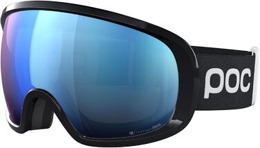 Гірськолижна маска POC Fovea Clarity Comp+ Uranium Black/Spektris Blue для змагань, оптимальна оглядовість